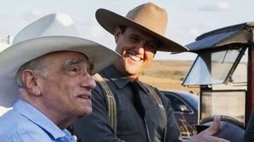 Samuel French con Martin Scorsese en Los asesinos de la luna