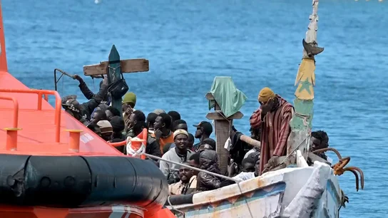 Reparto de menores migrantes no acompañados Antena3 Noticias