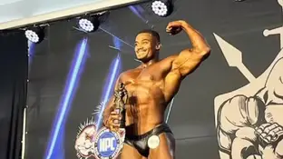 Wanderson da Silva Moreira, en una competición Wanderson da Silva Moreira, en una competición