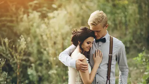 Pareja de recién casados Pareja de recién casados