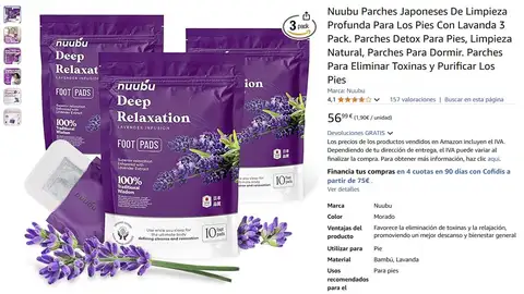 Parches detoxificantes para los pies Parches detoxificantes para los pies