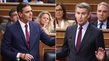 A3 Noticias 2 (14-05-25) Pedro Sánchez asegura que filtrar mensajes es un delito y Feijóo le acusa de tener "miedo" a Ábalos: "¡Váyase!"