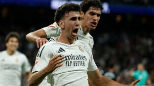 Jacobo celebra su gol al RCD Mallorca