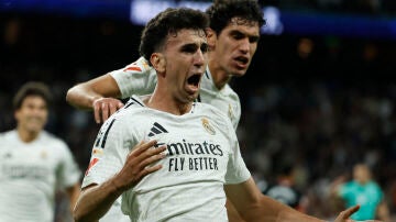 Jacobo celebra su gol al RCD Mallorca