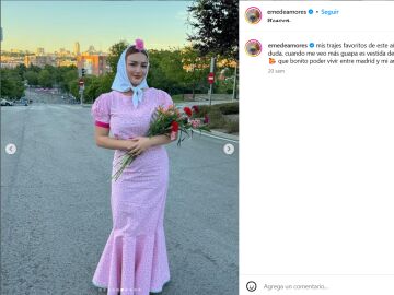 Eme de Amores vestida de chulapa