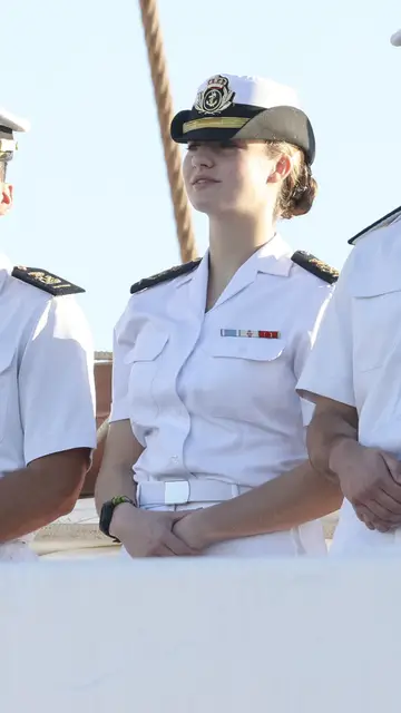 La princesa Leonor en Gran Canaria a bordo del buque escuela Juan Sebastián de Elcano La princesa Leonor en Gran Canaria a bordo del buque escuela Juan Sebastián de Elcano