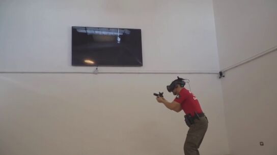 La Academia Canaria de Seguridad utiliza una galer&iacute;a de tiro virtual 