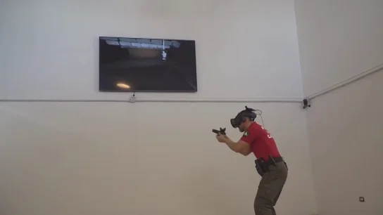 La Academia Canaria de Seguridad utiliza una galería de tiro virtual La Academia Canaria de Seguridad utiliza una galería de tiro virtual