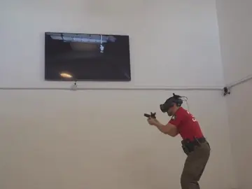 La Academia Canaria de Seguridad utiliza una galería de tiro virtual La Academia Canaria de Seguridad utiliza una galería de tiro virtual