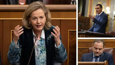 Calviño, Sánchez y Ábalos Calviño, Sánchez y Ábalos