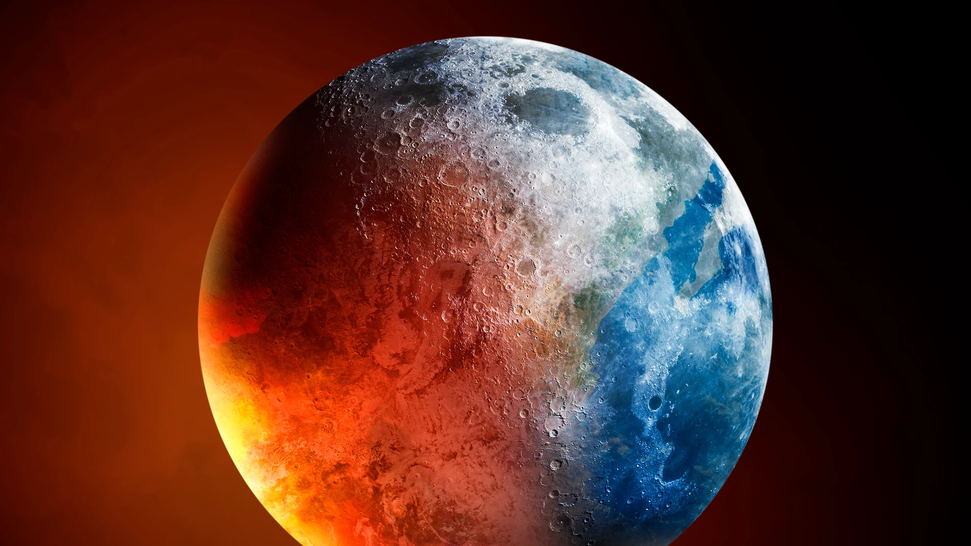 Imagen del sobrecalentamiento de la atmósfera Imagen del sobrecalentamiento de la atmósfera