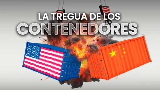 Imagen de dos contenedores de mercancías Imagen de dos contenedores de mercancías