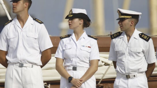 La princesa Leonor en Colombia a bordo del buque escuela Juan Sebasti&aacute;n de Elcano