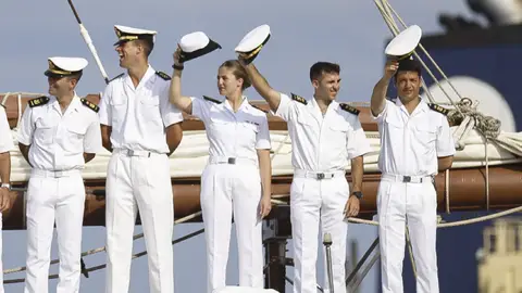 La princesa Leonor en Colombia a bordo del buque escuela Juan Sebastián de Elcano La princesa Leonor en Colombia a bordo del buque escuela Juan Sebastián de Elcano