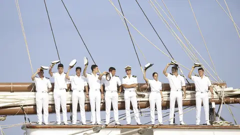 La princesa Leonor en Colombia a bordo del buque escuela Juan Sebastián de Elcano La princesa Leonor en Colombia a bordo del buque escuela Juan Sebastián de Elcano
