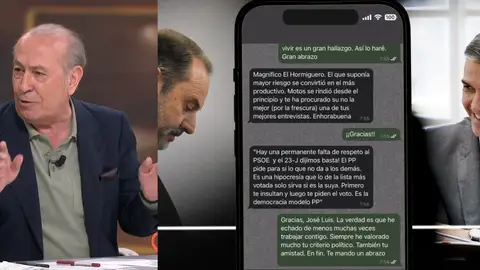 Nicolás Redondo en Espejo Público. Nicolás Redondo en Espejo Público.
