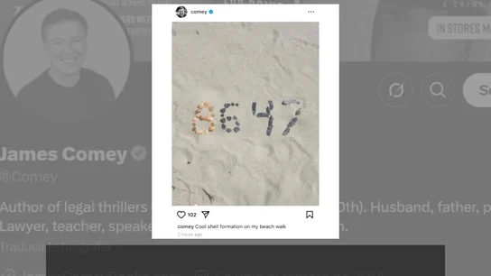 La imagen que publicó Comey La imagen que publicó Comey