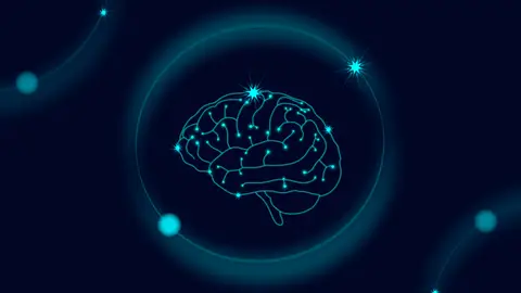 Ilustración de un cerebro humano Ilustración de un cerebro humano
