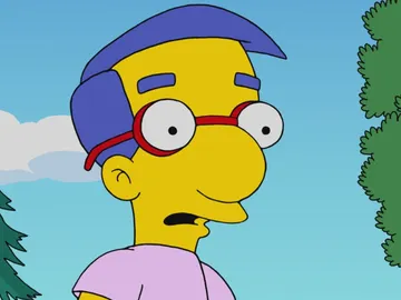Milhouse en una escena de Los Simpson Milhouse en una escena de Los Simpson