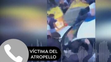 Imagen del atropello masivo en Cornellá