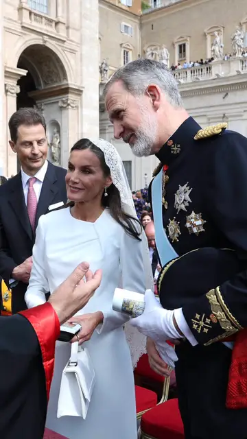 Los reyes Letizia y Felipe en el Vaticano Los reyes Letizia y Felipe en el Vaticano