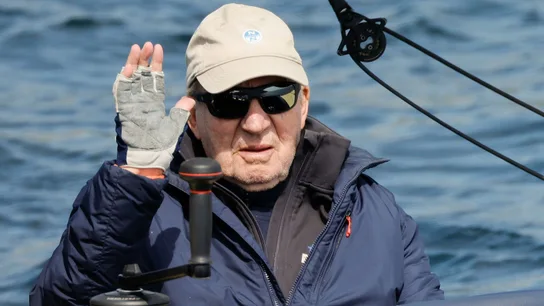 El rey emérito, Juan Carlos I, en Sanxenxo El rey emérito, Juan Carlos I, en Sanxenxo
