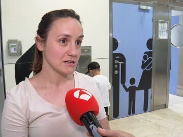Amor Andrés Sánchez, extrabajadora de limpieza de Barajas
