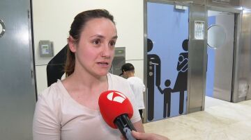 Amor Andrés Sánchez, extrabajadora de limpieza de Barajas