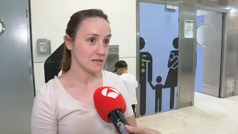 Amor Andrés Sánchez, extrabajadora de limpieza de Barajas Amor Andrés Sánchez, extrabajadora de limpieza de Barajas