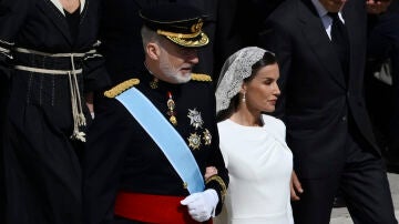 Imagen de los reyes Felipe y Letizia.