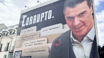 La lona frente al Congreso