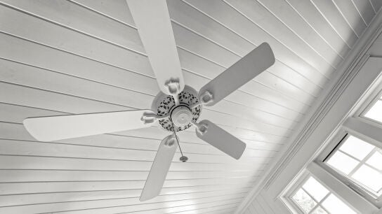 Imagen de archivo de un ventilador de techo
