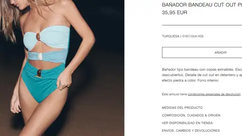 Bañador con cut outs Bañador con cut outs