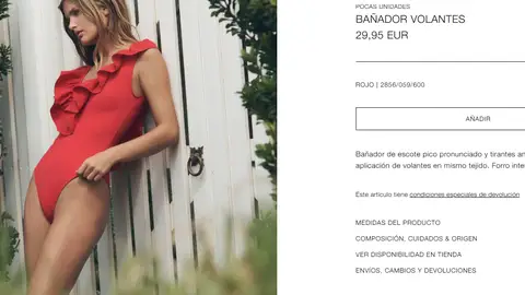 Bañador con volantes Bañador con volantes
