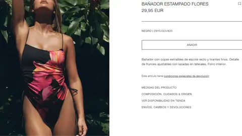 Bañador floral Bañador floral