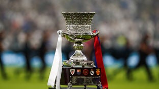 Imagen del trofeo de la Supercopa de Espa&ntilde;a 2025