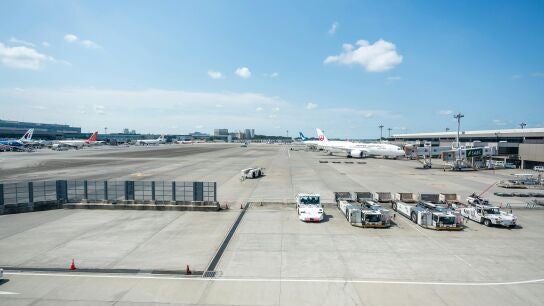 Foto de archivo de un aeropuerto
