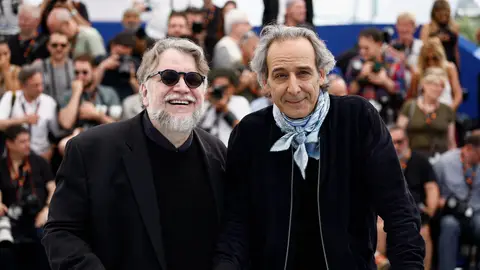 Guillermo del Toro y Alexandre Desplat en Cannes Guillermo del Toro y Alexandre Desplat en Cannes