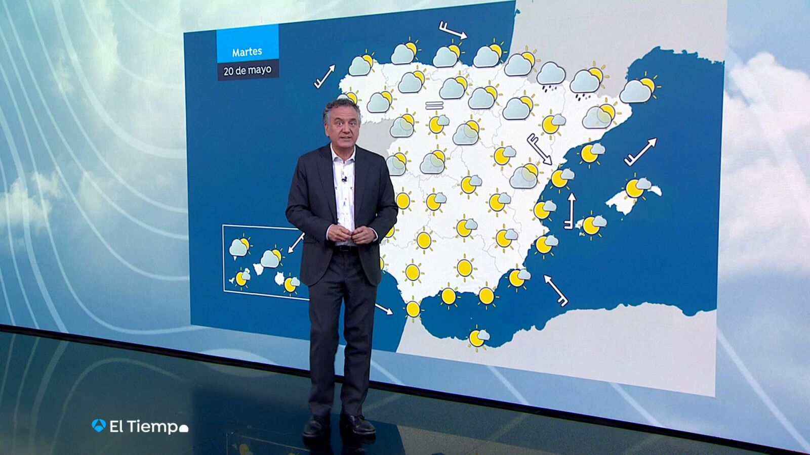 Roberto Brasero advierte de cambios de tiempo en una 