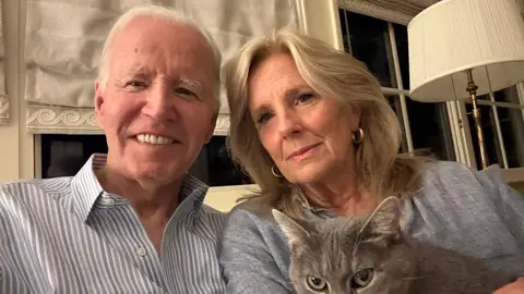 Joe Biden y su esposa. Joe Biden y su esposa.