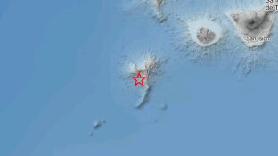 Epicentro del terremoto en El Hierro 