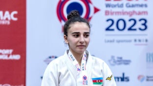 La judoca azerbaiyana Shahana Hajiyeva