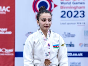 La judoca azerbaiyana Shahana Hajiyeva