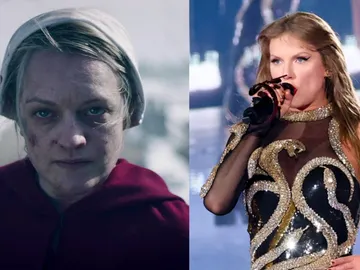 Elisabeth Moss en El cuento de la criada/Taylor Swift Elisabeth Moss en El cuento de la criada/Taylor Swift