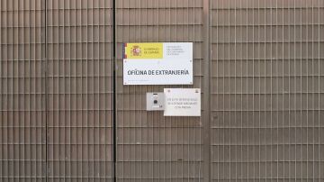 Fachada de la Oficina de Extranjería de la calle de Silva