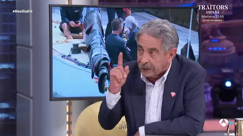 Miguel Ángel Revilla y su juicio con Juan Carlos I, en El Hormiguero: "En el próximo, el rey está en desventaja conmigo" Miguel Ángel Revilla y su juicio con Juan Carlos I, en El Hormiguero: "En el próximo, el rey está en desventaja conmigo"