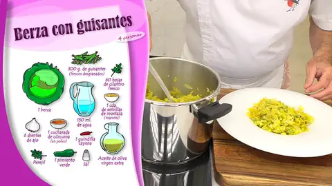 Ingredientes Berza con guisantes Ingredientes Berza con guisantes