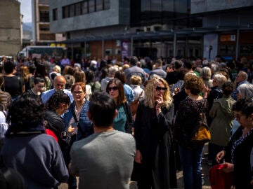 Manifestación por la situación en la que se encuentra una mujer, víctima de violencia machista