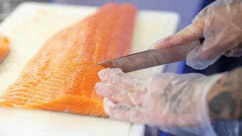 Lomos de salmón Lomos de salmón