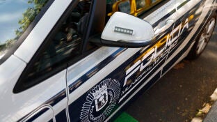Vista de un coche de la Polic&iacute;a Nacional